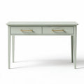 Bureau en bois avec tiroirs en gris clair dimensions 120 x 60 x 75cm
